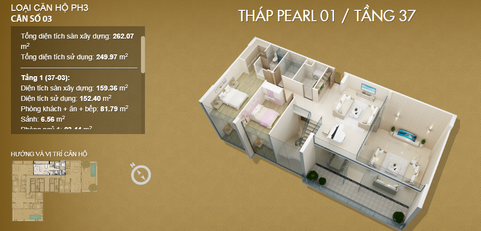 penthouse p3 mỹ đình pearl -2